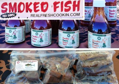 smoked fish and sauces