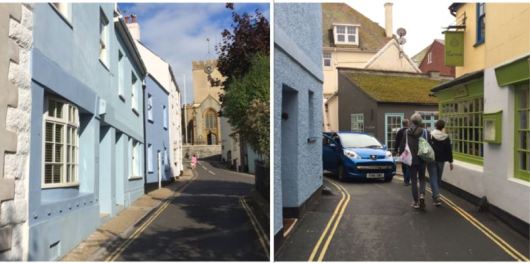 narrow-streets-with-vehicular-traffic-in-lyme-regis